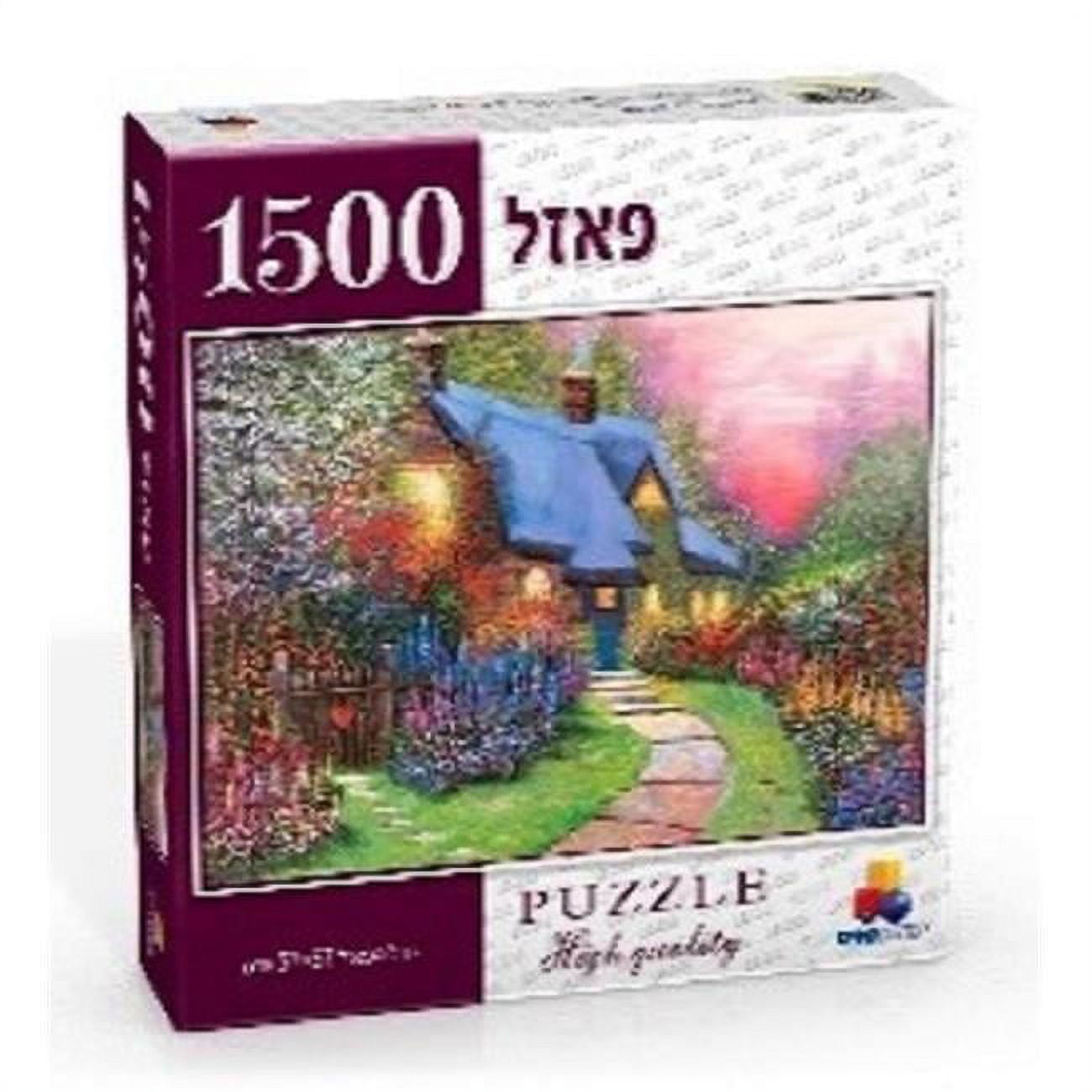 Picture of Isratoys 7512 Floral Cottage Jigsaw Puzzle, 1500 Piece