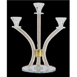 Picture of Schonfeld Collection 182315 Crystal Filling 3 Branch Candelabra, Gold