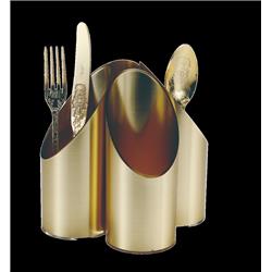 Picture of Brilliant Gifts B3040.027.GO Acrylic Stand for Cutlery, Gold