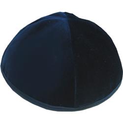 Picture of Judaica 4NWR2 4 Part Navy Yarmulke with Rim, Size 2