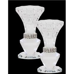 Picture of Schonfeld Collection 16283 4 in. Crystal Candlesticks