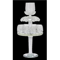 Picture of Schonfeld Collection 182898 12 in. Crystal 8 Cups Fountain - Clear Filling