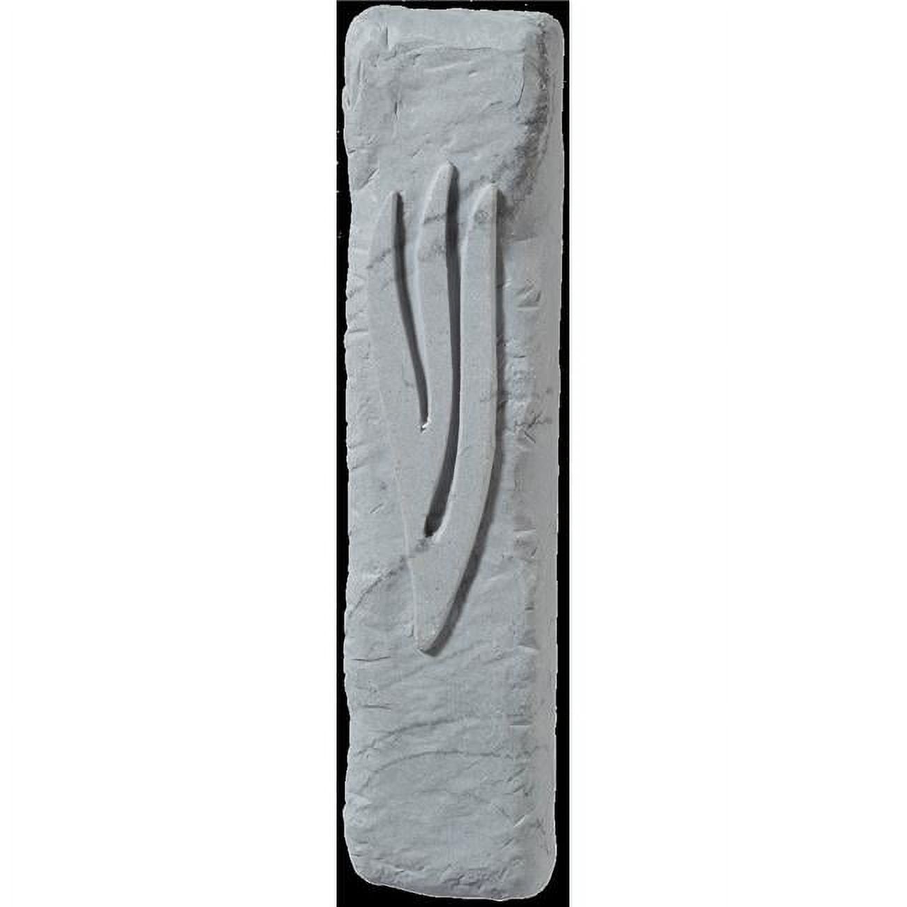 15 cm Polyresin Mezuzah, Gray Marble Color