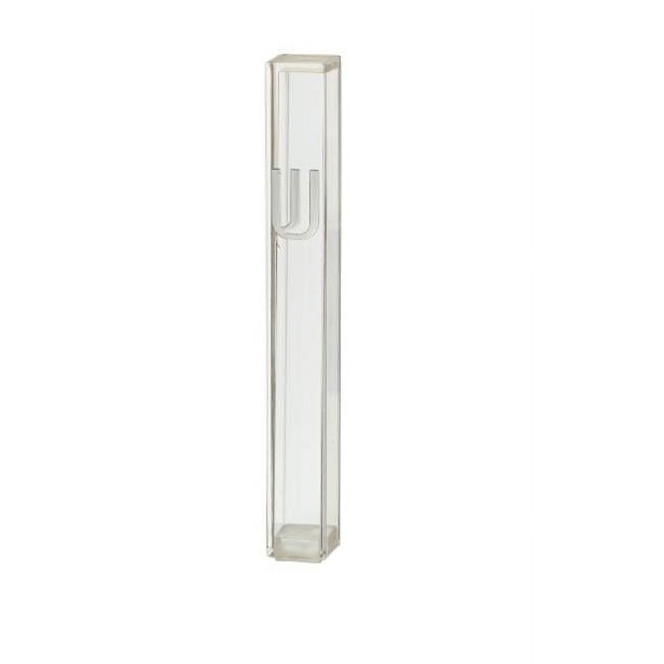 Picture of Art Judaica 23945 15 cm Plastic Transparent Mezuzah with Rubber Cork with The Letter Shin