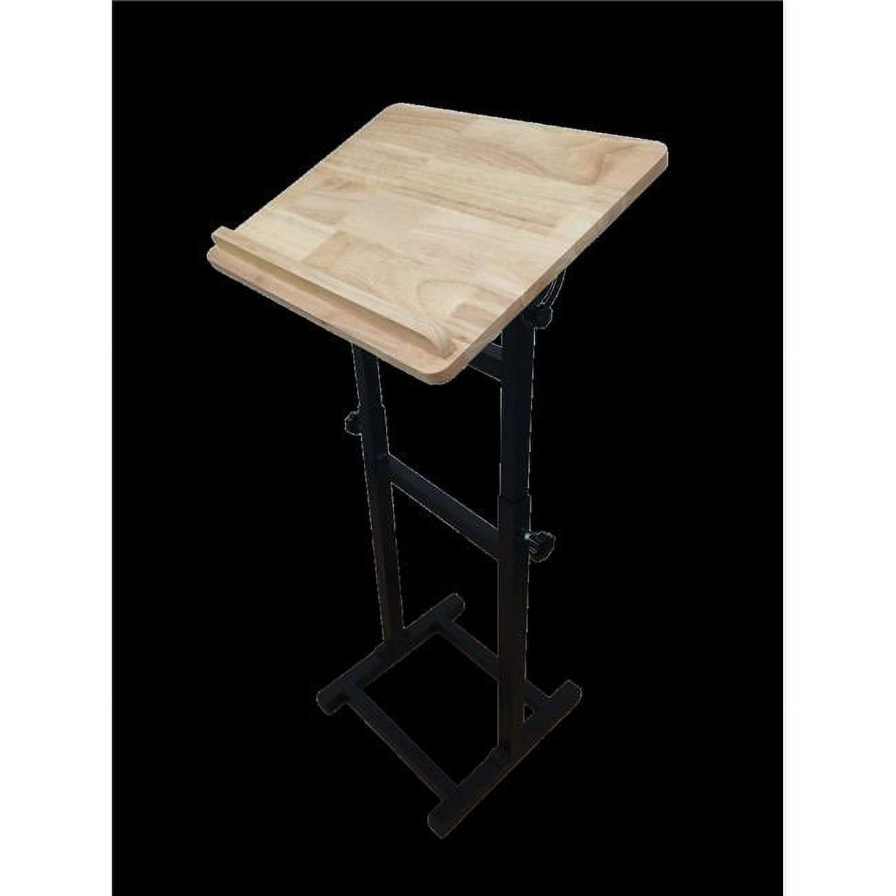 Picture of Nua 59800 Wooden Book Stand & Shtender&#44; Light Oak - Adjustable Height Up to 43 in.