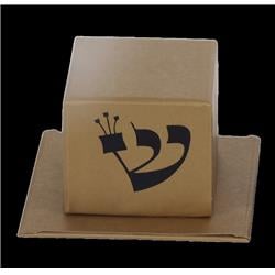 Picture of Organza 1565-4 2.5 x 2.5 x 1.5 in. Gold Tefillin Boxes - Pack of 6