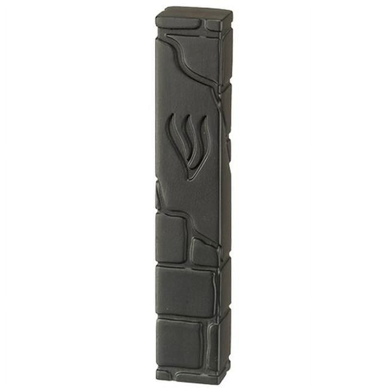 12 cm Polyresin Mezuzah Cover, Black