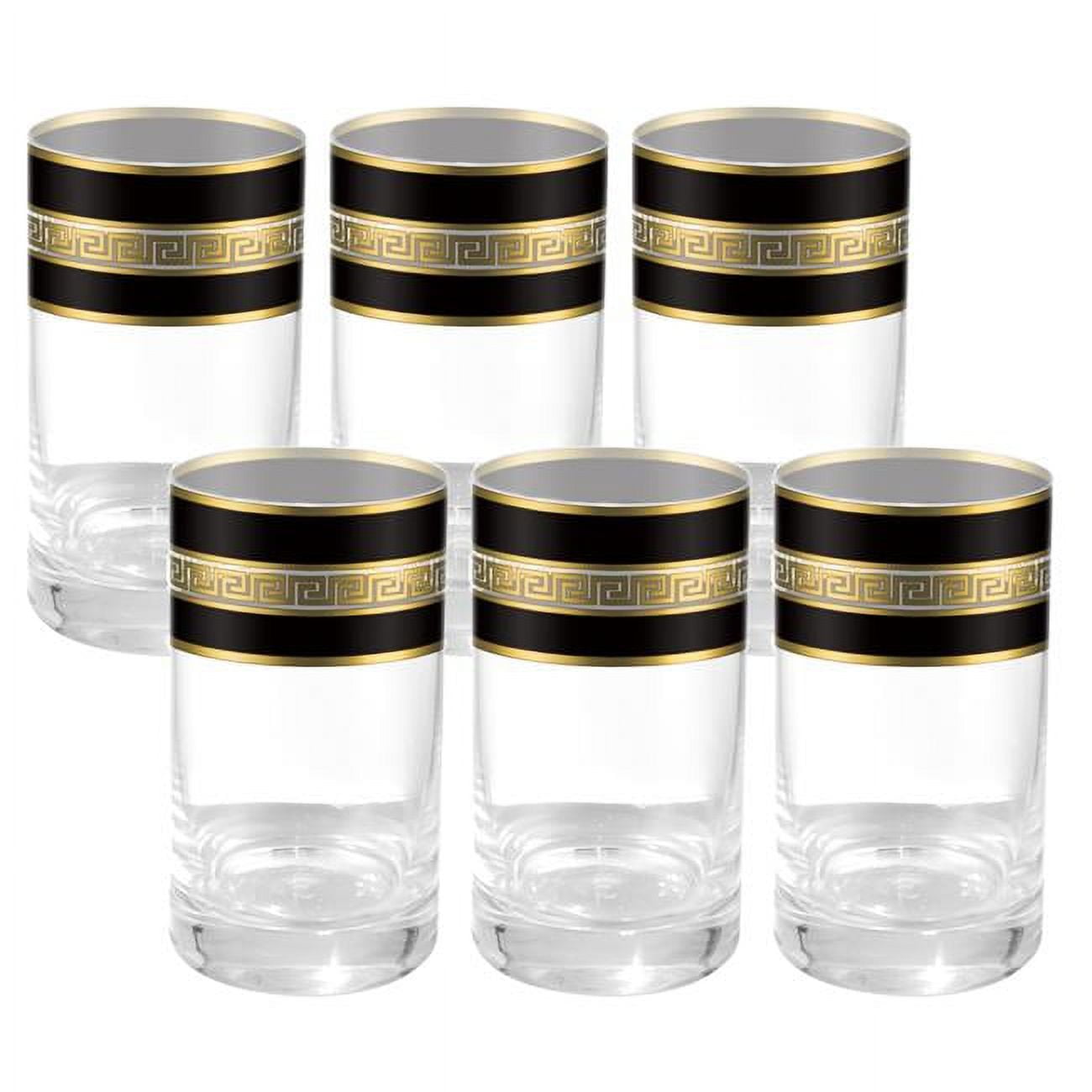 Picture of Brilliant Gifts B3193.013.BL 9.5 oz Black Tumblers - Set of 6