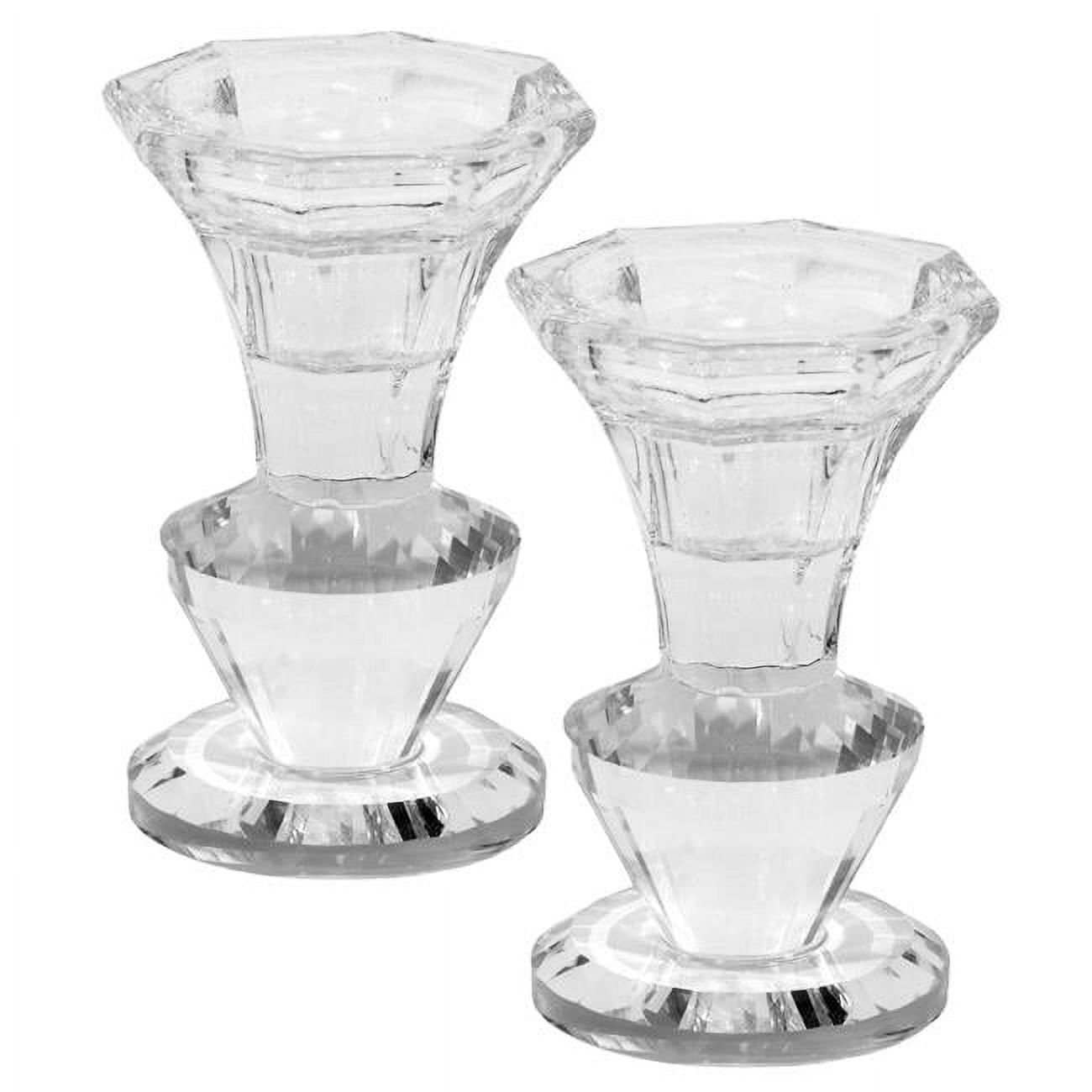 Picture of Schonfeld Collection 16284 Crystal Candlestick Holder