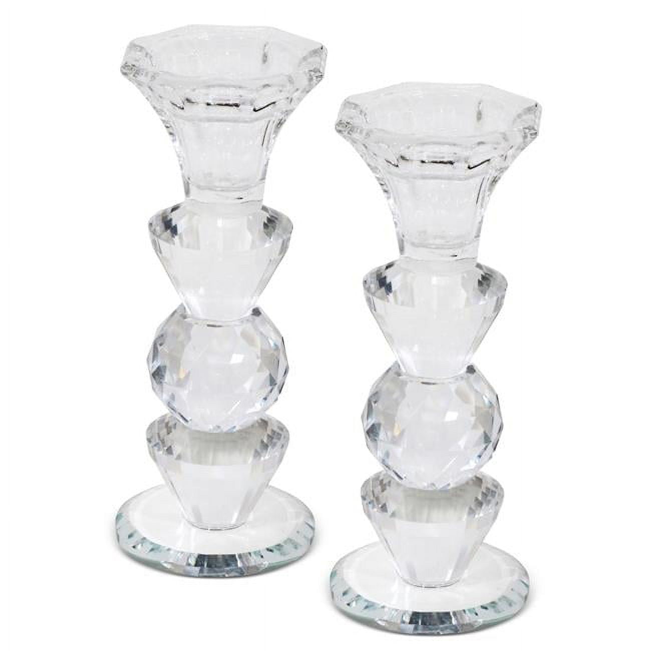 Picture of Schonfeld Collection 16697 6 in. Crystal Candlestick
