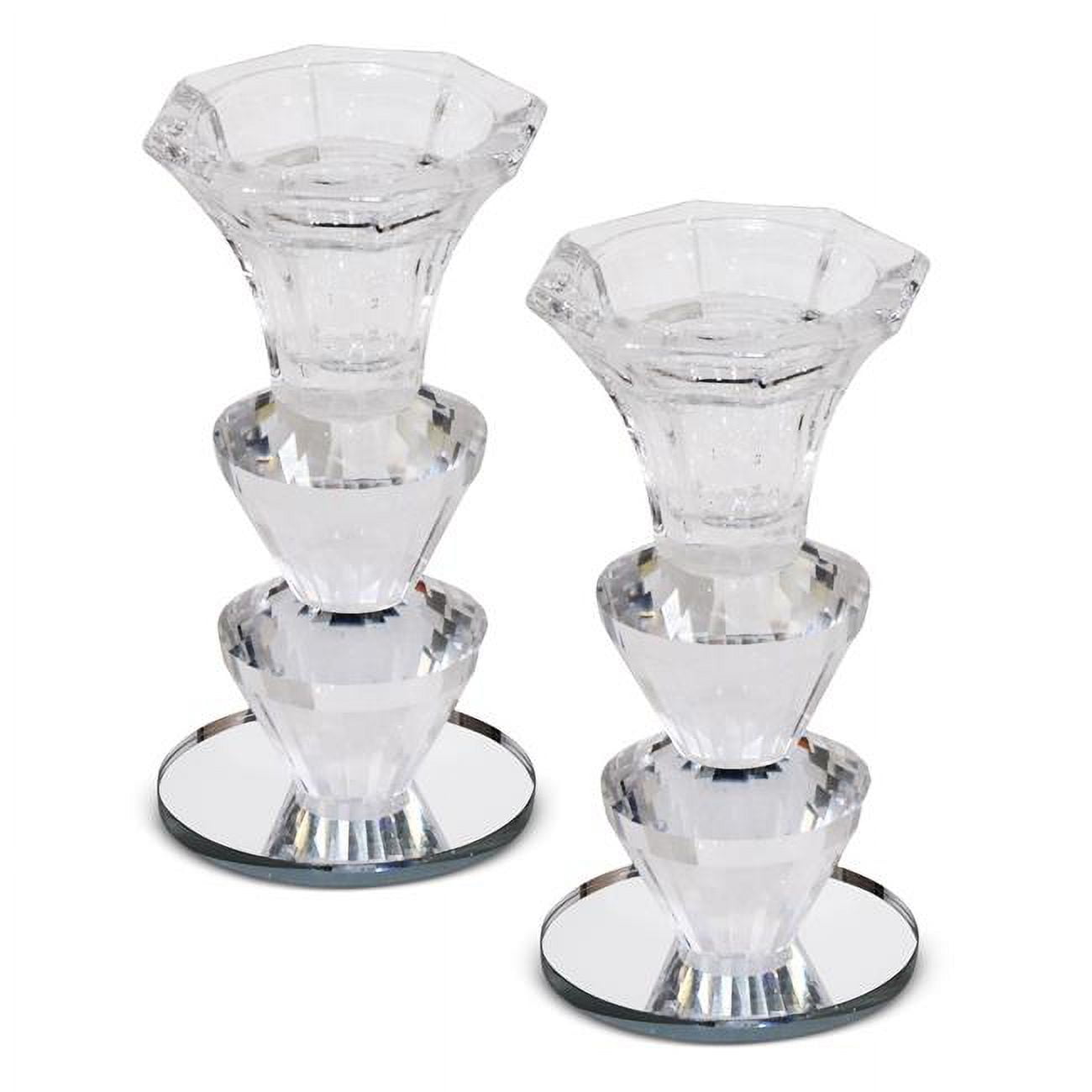 Picture of Schonfeld Collection 16698 4.5 in. Crystal Candlestick