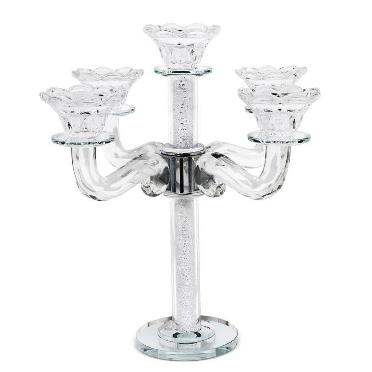 Picture of Schonfeld Collection 180267 11 in. Crystal Candelabra with 5 Branches Clear Filling