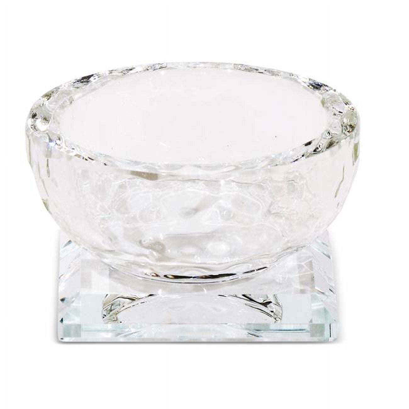 Picture of Schonfeld Collection 182916 2 x 2 in. Crystal Dish with Salt & Honey Holder - Clear