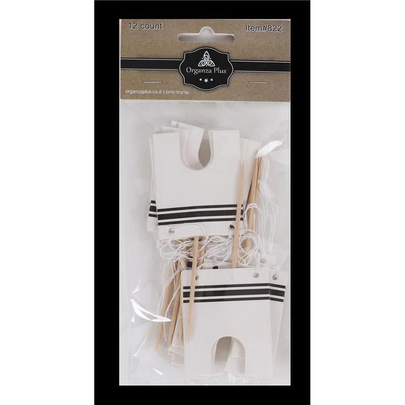 Picture of Organza 822 Tzitzis Toothpicks for Cake Decoration - Pack of 12