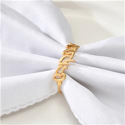 Picture of Schonfeld Collection 183598 Gold Shabbos Kodesh Napkin Rings - Set of 4
