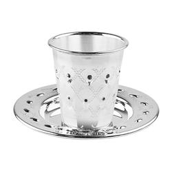 Picture of Elygant 58075 3.04 oz 2.5 in. 925 Silver Coated Mini Kiddush Cup Set