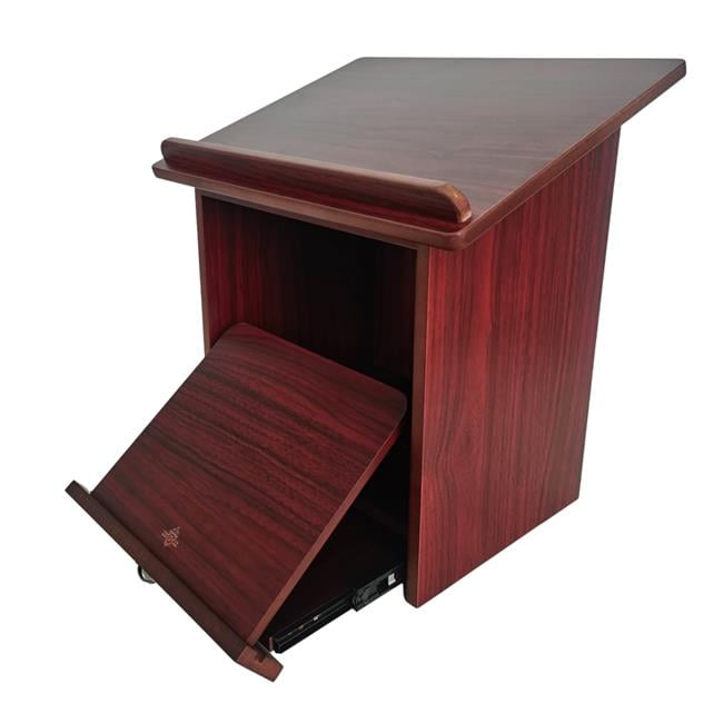 Picture of Nua 60322 11.8 x 15.75 x 17 in. Table Top Shtender with Bottom Pullout Shtender for 60201 - 2 Tone Cherry