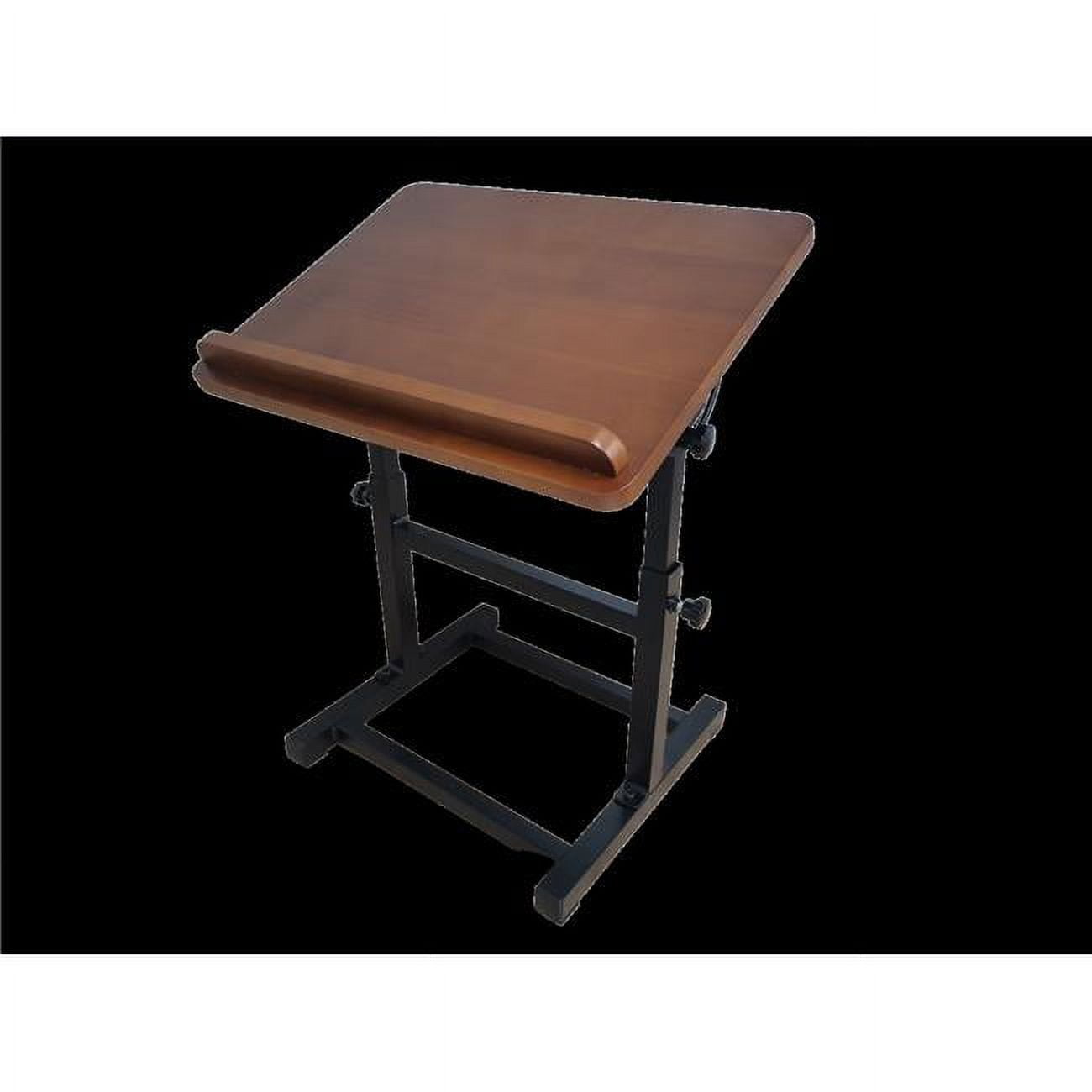 Picture of Nua 59973A Assembled Wooden Table top Shtender with 14.5-18.5 in. Adjustable Height - Walnut Oak
