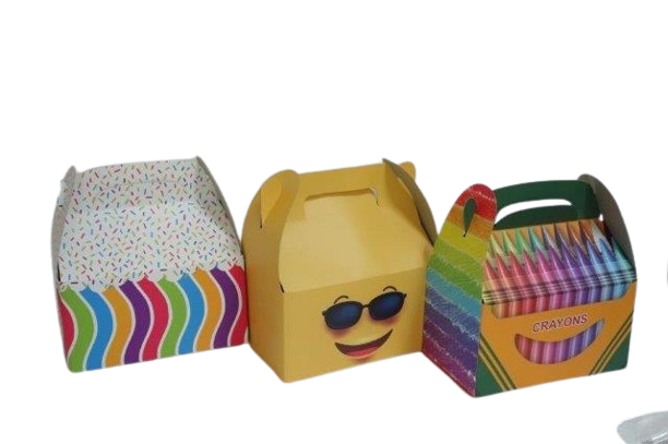 Picture of Organza 4989-0 6 x 4 x 7 in. Folding Box with Handles for Kids - 5 Piece