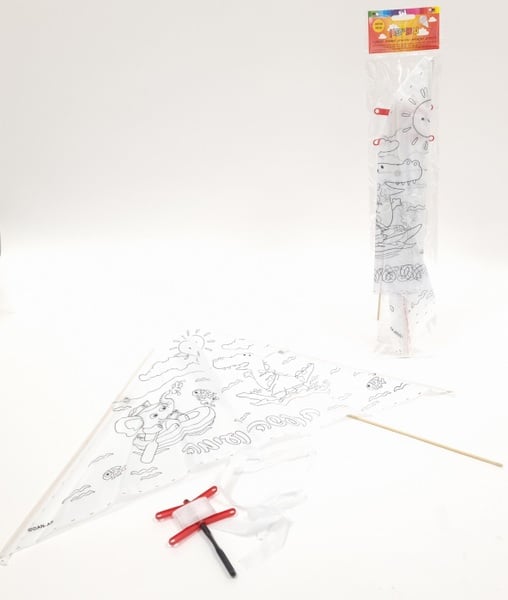 110386 Pleasant Vacation Coloring & Assembly Kite for Kids