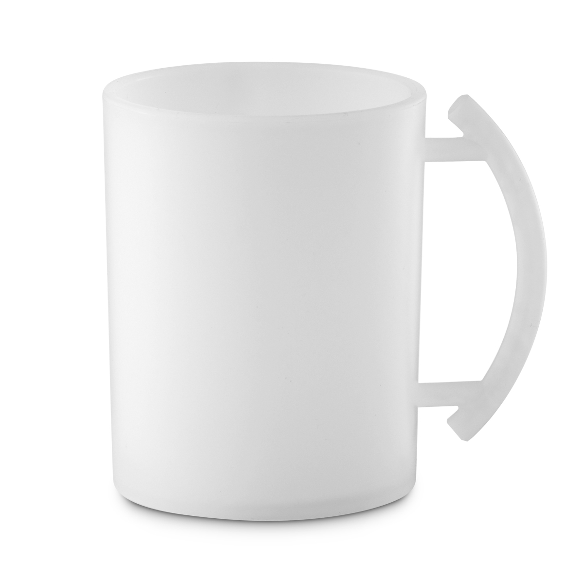 60386 Acrylic Washing Cup, Clear Frosted Clear Handles