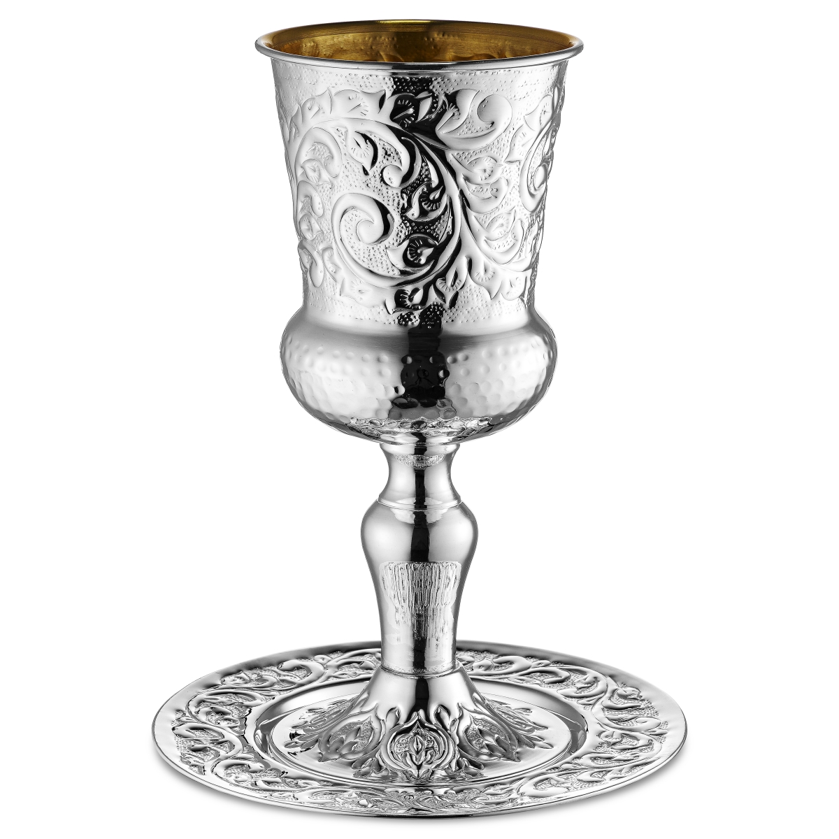 Picture of Elygant 60398 13 in. Silver Kos Eliyahu Cup with Tray 925 SC