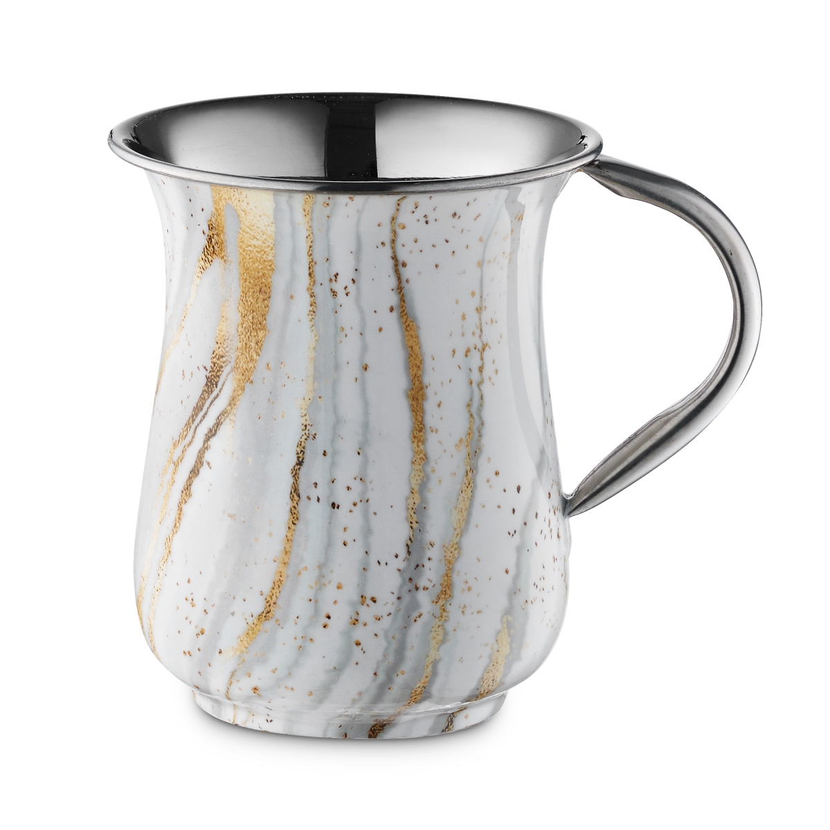 Washing Cup, Gold Marble