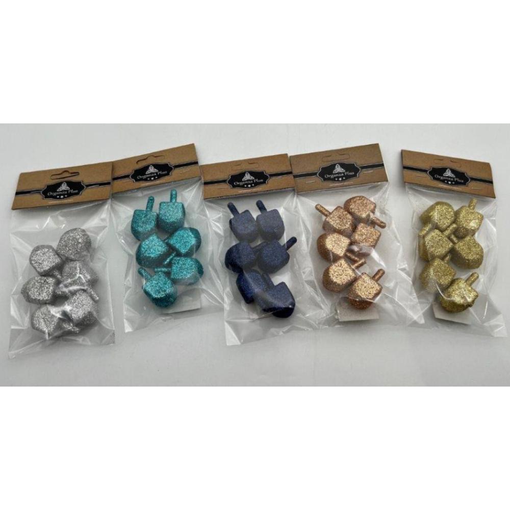 Picture of Dan As 4275 Sparkling Dreidel&#44; Assorted - Pack of 6