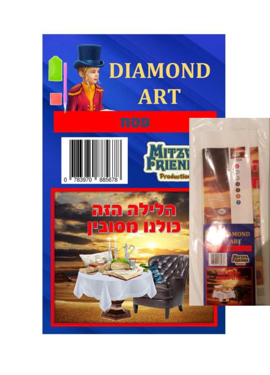 F5678 11 x 13 in. Diamond Art Pesach