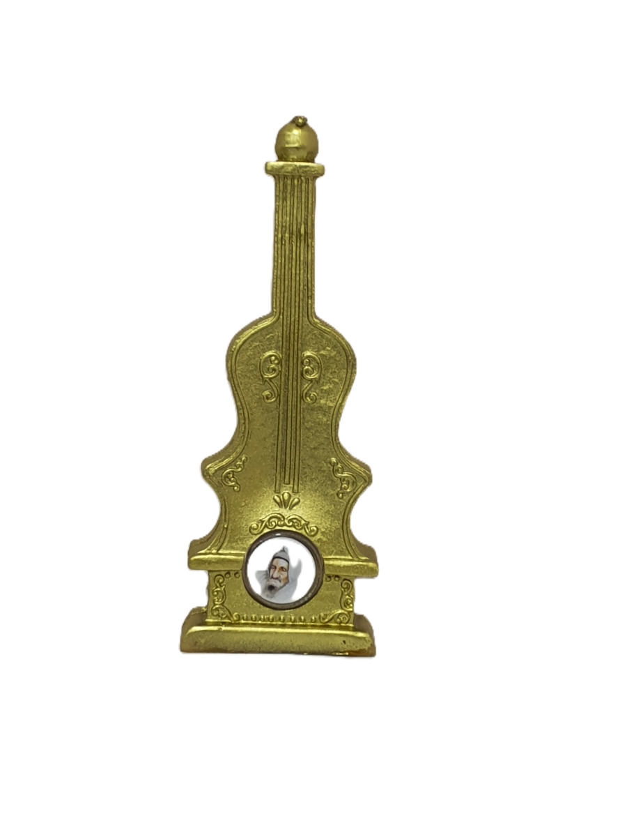 Picture of Bazeh Madlukin 71491EM 1 x 2.5 x 7 in. Mini Violin Havdalah Candle with Besamim Gold Picture