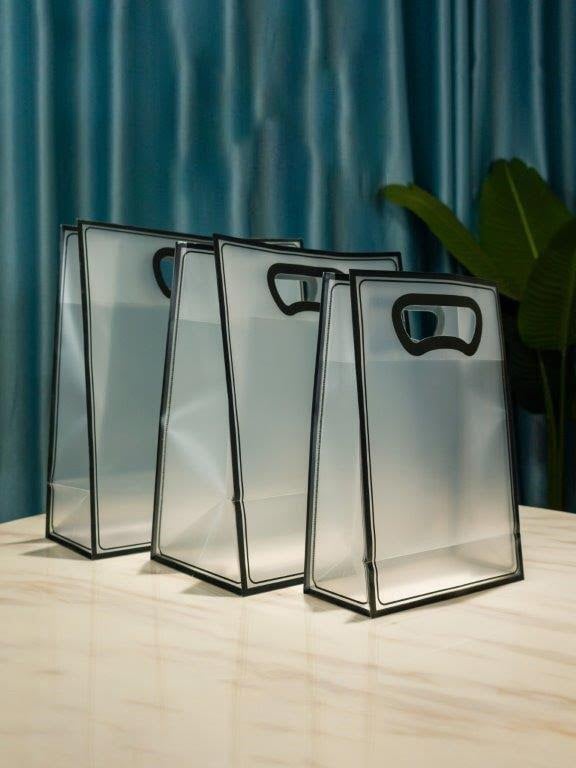 7548- 11 Transparent Bag with Black Frame - Small