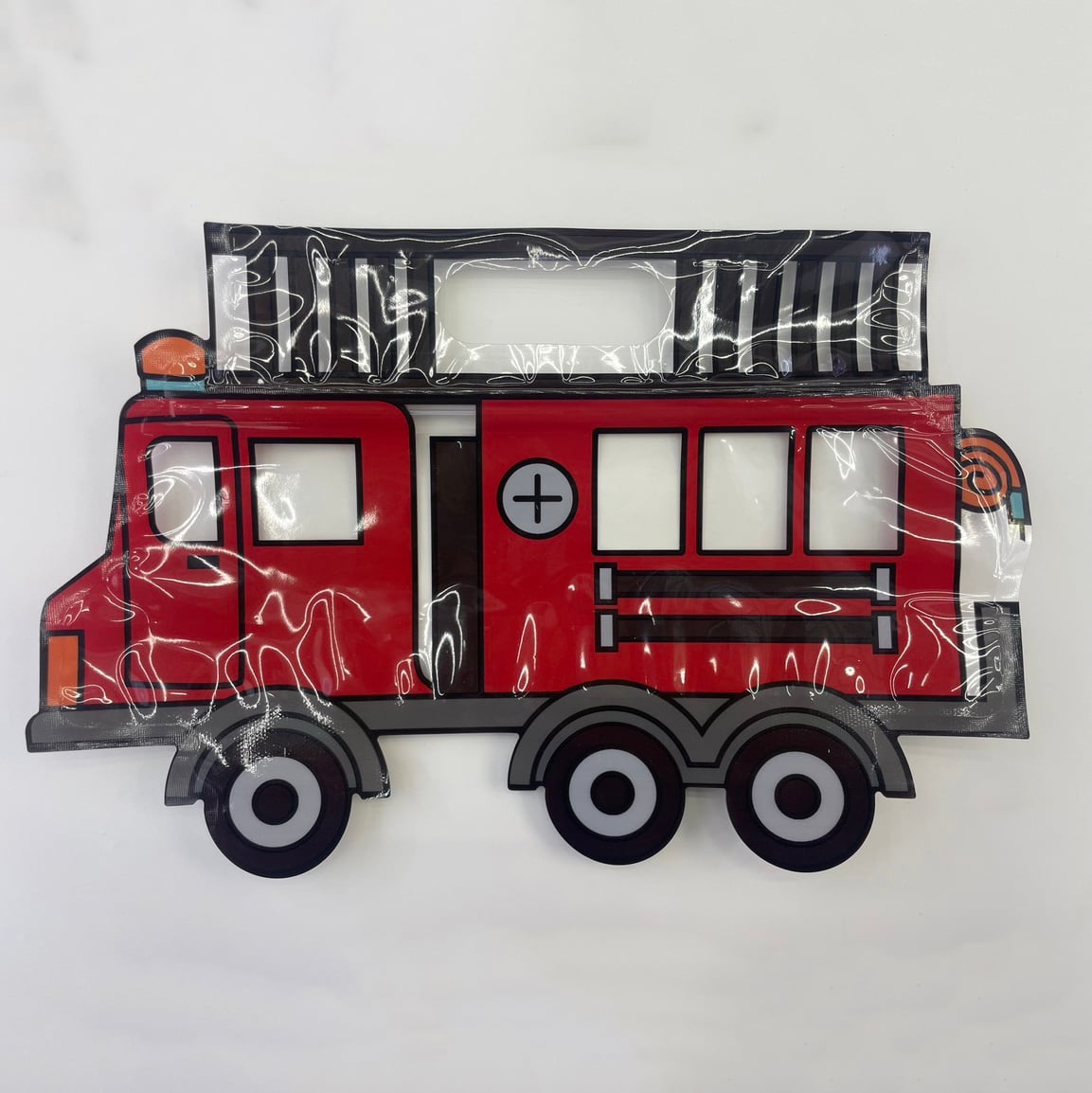4377 Fire Truck Mishloach Munos Bag - 6 PP