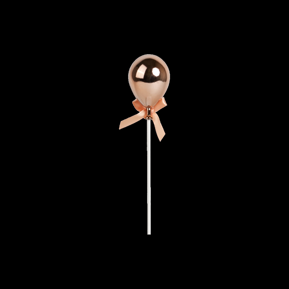 Picture of Organza 1610- 4 20 cm Balloon on A Stick&#44; Gold - 24 Piece
