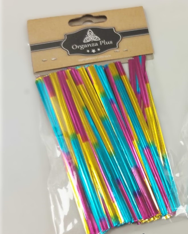 Picture of Organza 4022- 0 Colorful Twisters Cellophane Bags - 100 PP