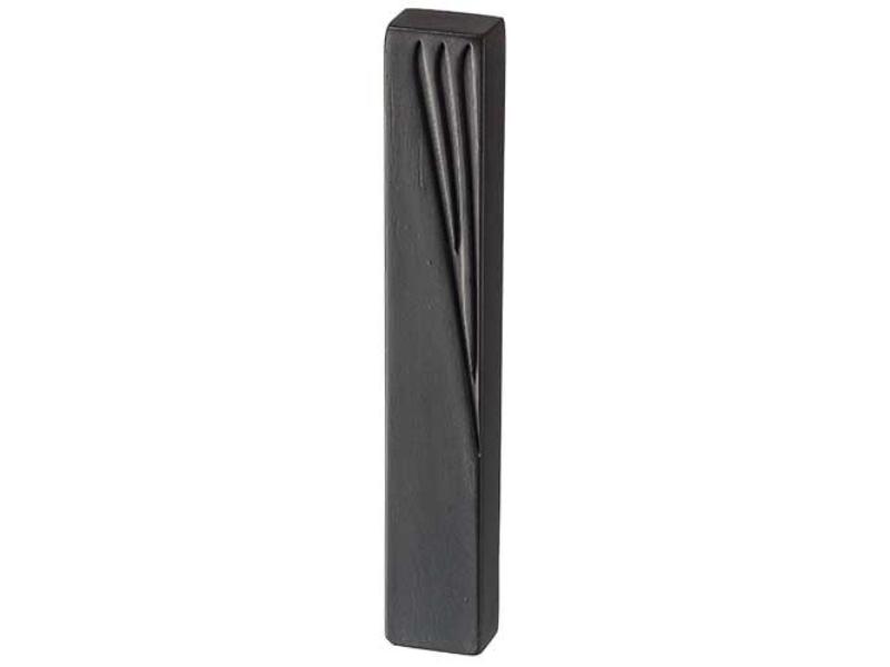 Picture of Art Judaica 24649 20 cm Concrete Polymer Mezuzah Cover with Stone Like&#44; Black