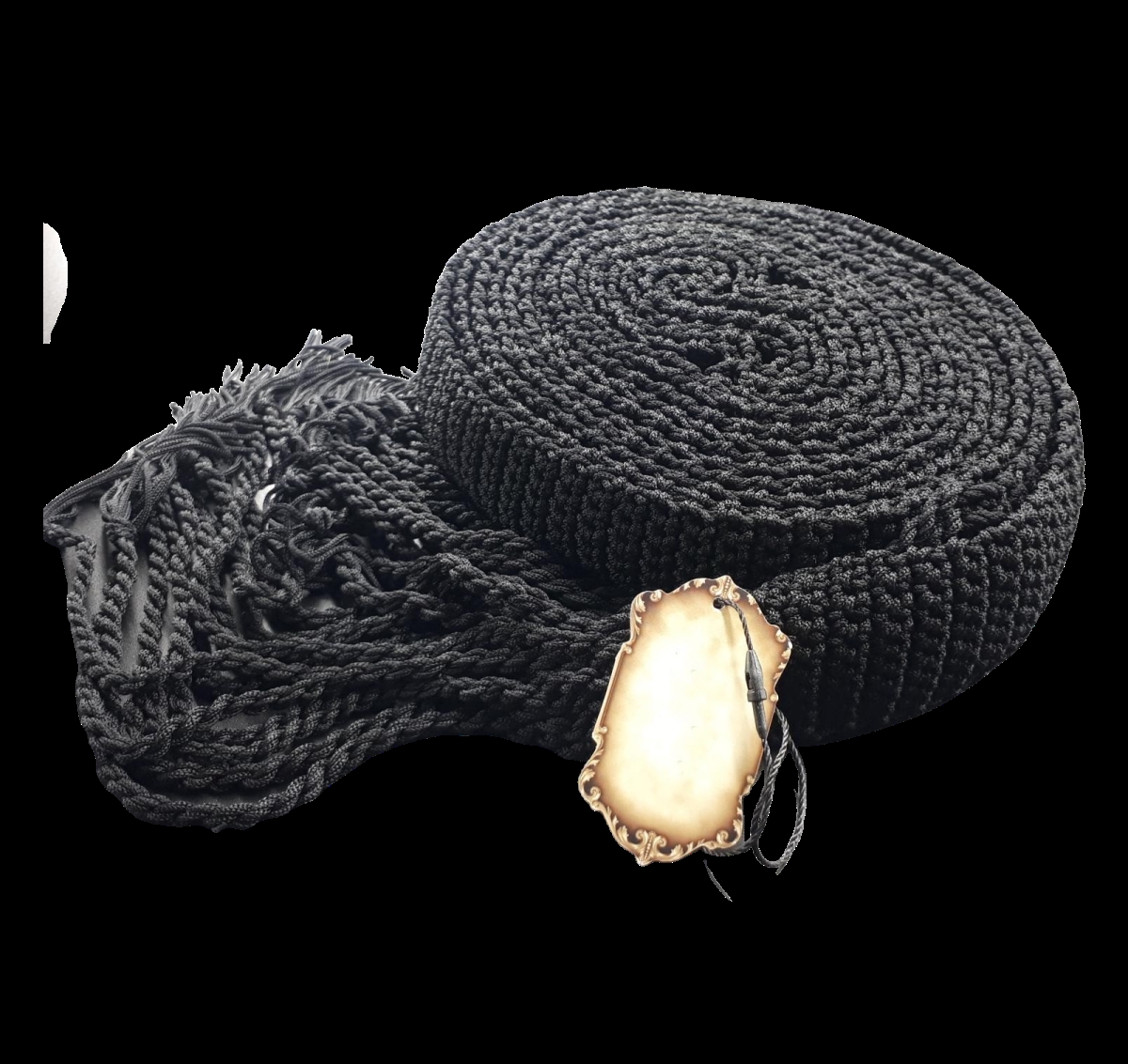 Picture of AM 60470 Hand Made Black Gartel - Size 22