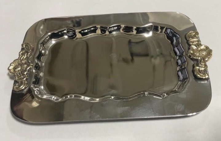 Picture of Netila 60484 4 x 6 in. Nickel Rectangle Shaped Tray