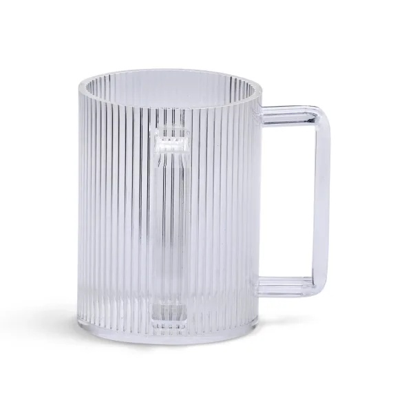 55164 5 in. Acrylic Washing Cup Strip Design