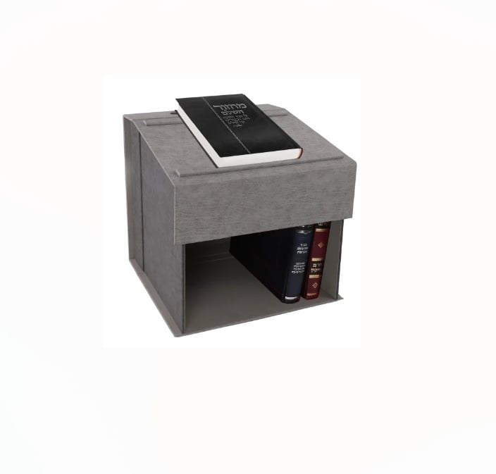 60340 12 x 12 in. Faux Leather Portable & Adjustable Shtendable, Gray - Medium