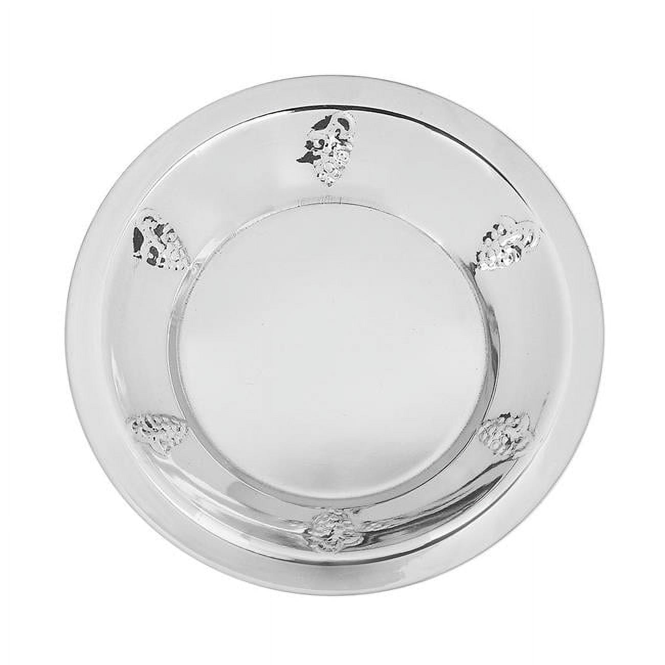 Picture of A&amp;M Judaica and Gifts 58089 Stainless Steel Tray Grape  - 4 in.