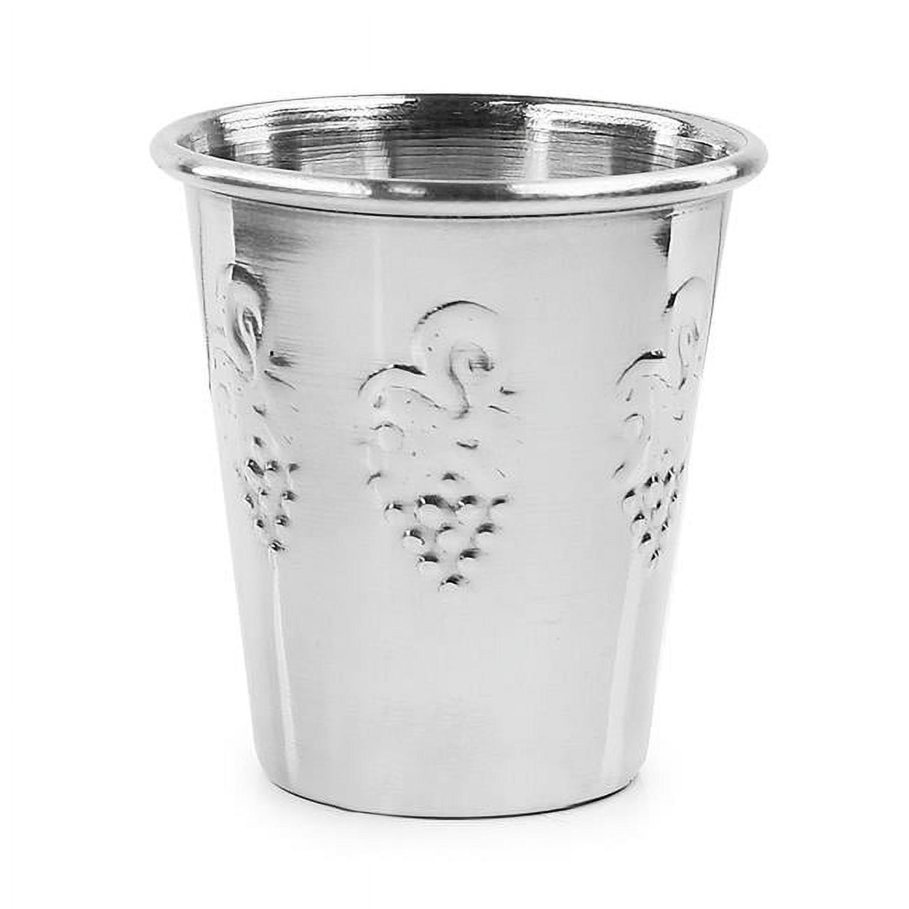 Picture of A&amp;M Judaica and Gifts 58088 Kiddush Cup with 3.5 oz Stainless Steel Small Grape - 2.5 in.
