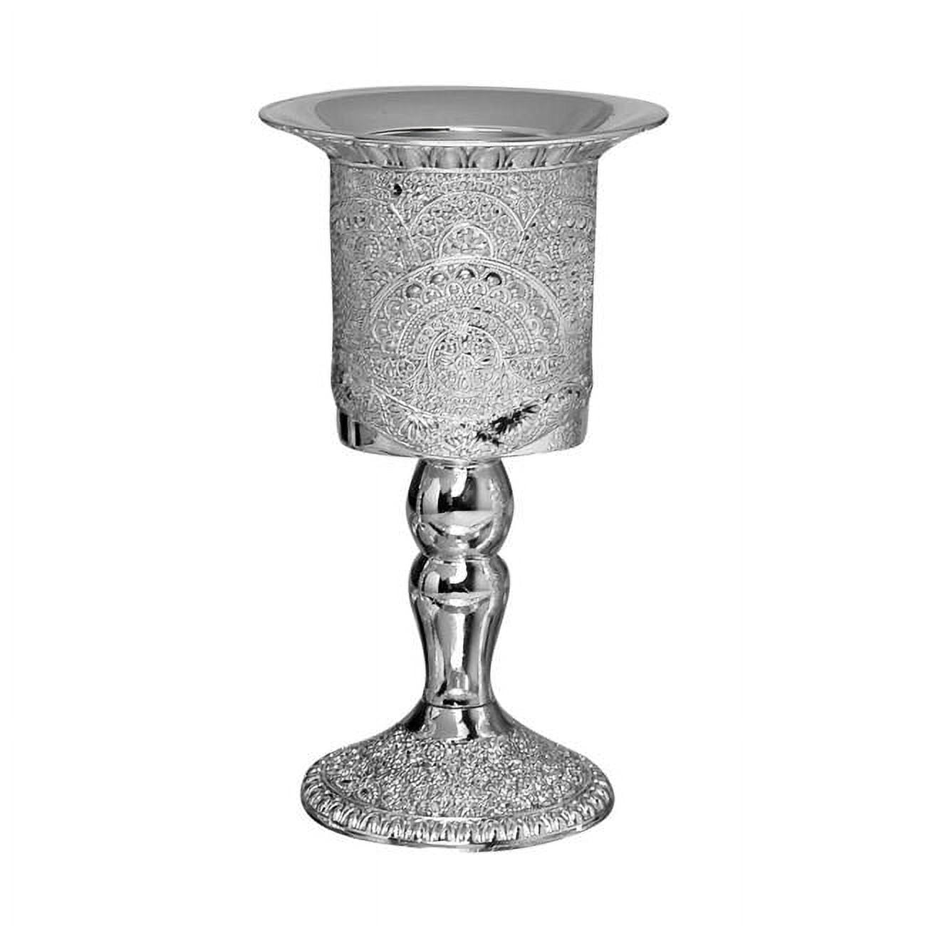 Picture of A&M Judaica & Gifts 58269 Nua Havdalah Holder - Filigree Silver Plated