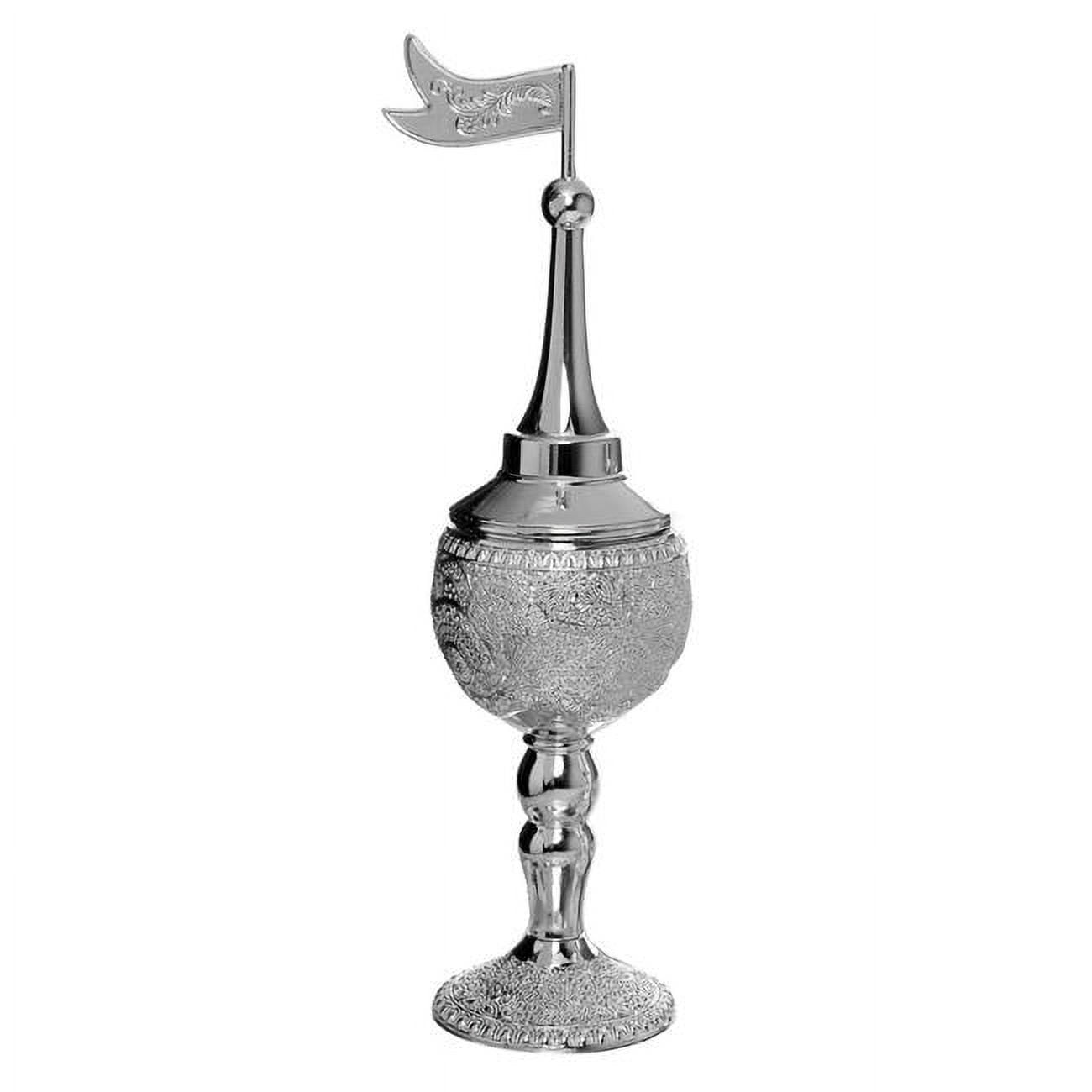 Picture of A&M Judaica & Gifts 58270 Nua Besomim Holder - Filigree Silver Plated