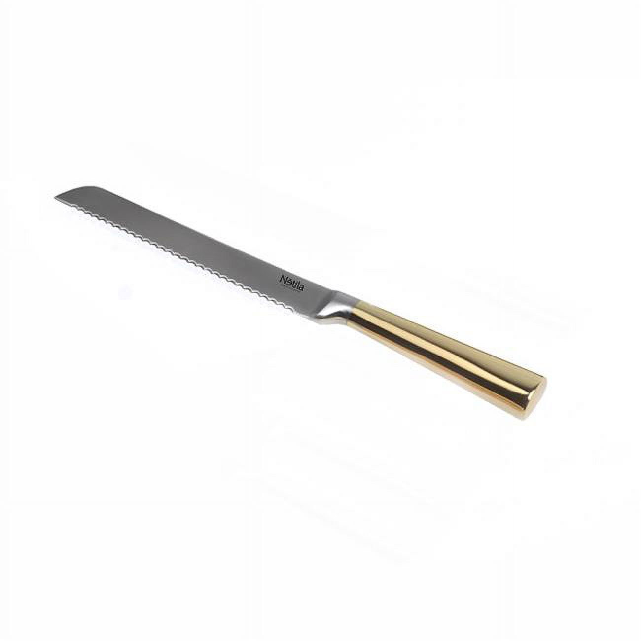 Picture of Elygant 58297 13 in. Non Serrated Stainless Steel Knife with Gold Handle