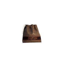 Picture of Y Leather 62233 Pesach Afikoman Leather Stripe Case - Brown