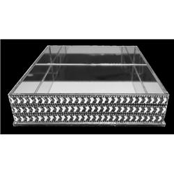 Picture of Brilliant Gifts B1099.089.19 7.5 in. Flat Napkin Holder, Mirror with Crystals