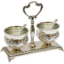 Picture of Novell Collection X030G 6 x 6.5 in. Double Large Salt Holder