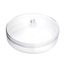 Picture of Nua 61015 12 in. Round Acrylic Matzah Holder&#44; Clear