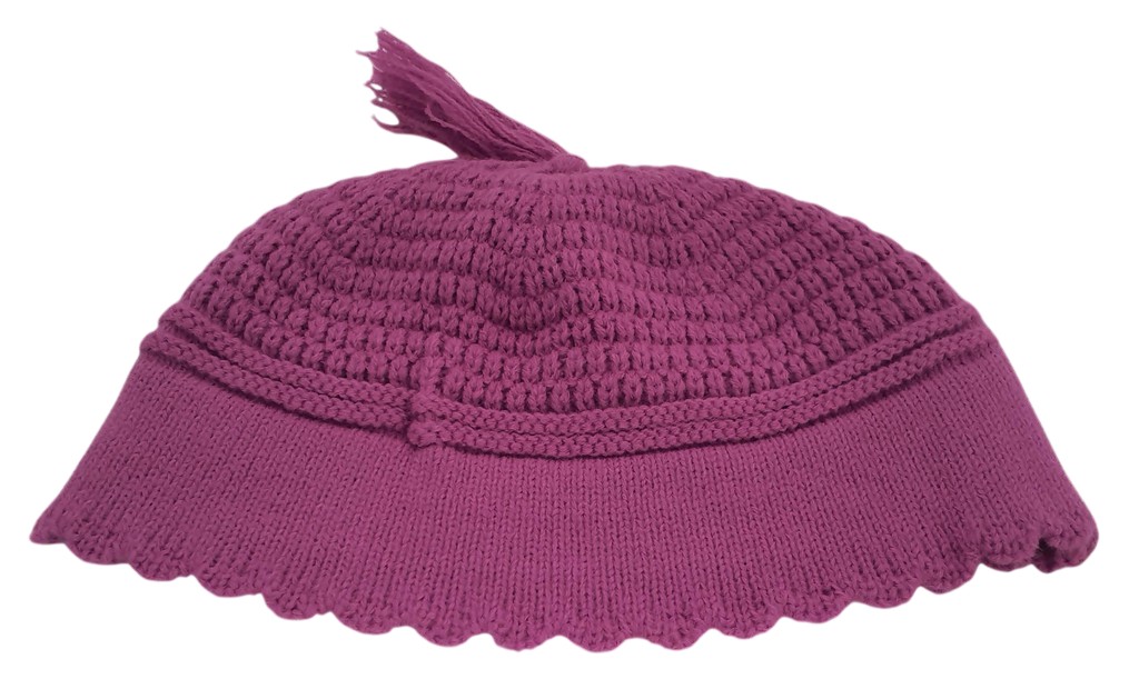 Yerushalmi Kippah, Purple - Medium