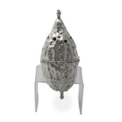 Picture of Nua SBBL 2.5 x 5.5 in. Etrog Shape Silver Besomim Holder